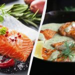 De zalm is heel mals en ruikt niet naar zeewier: