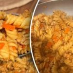 Een onconventioneel pasta- en gehaktmaaltijd: eenvoudig recept